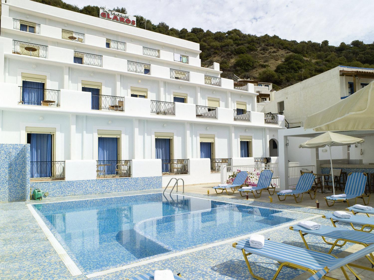 Glaros Hotel Apartment Agia Galini Eksteriør bilde